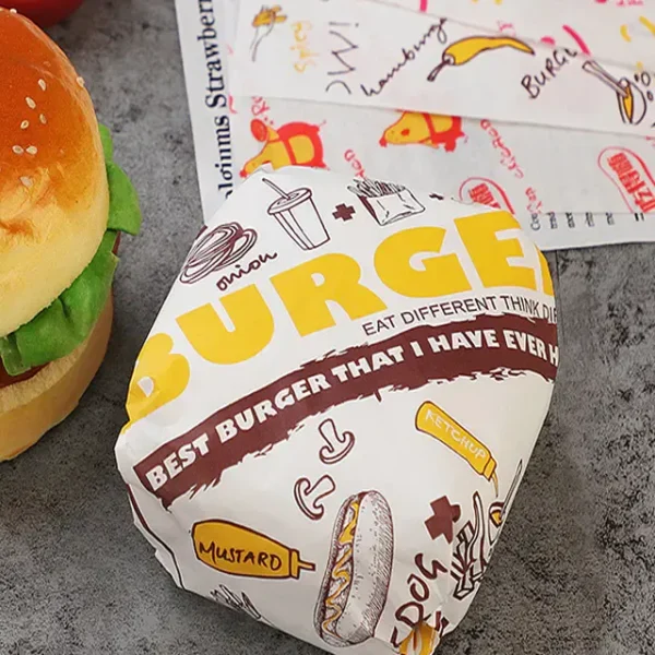 Papel Antigrasa para Hamburguesas Gourmet